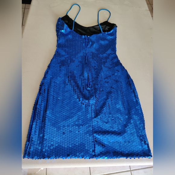 Vintage Blue Dress Women's size small good condition - Picture 11 of 11